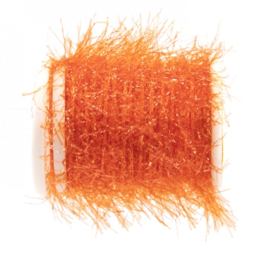 Veniard Ice Straggle Chenille Extra Fine (4M) Orange Fly Tying Materials (Product Length 4.37 Yds / 4m)